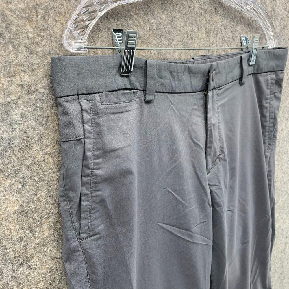 Nike Pants Men's 34x30 Adult Gray Chinos Athletic Golf Pockets Button Outdoors - Picture 4 of 13